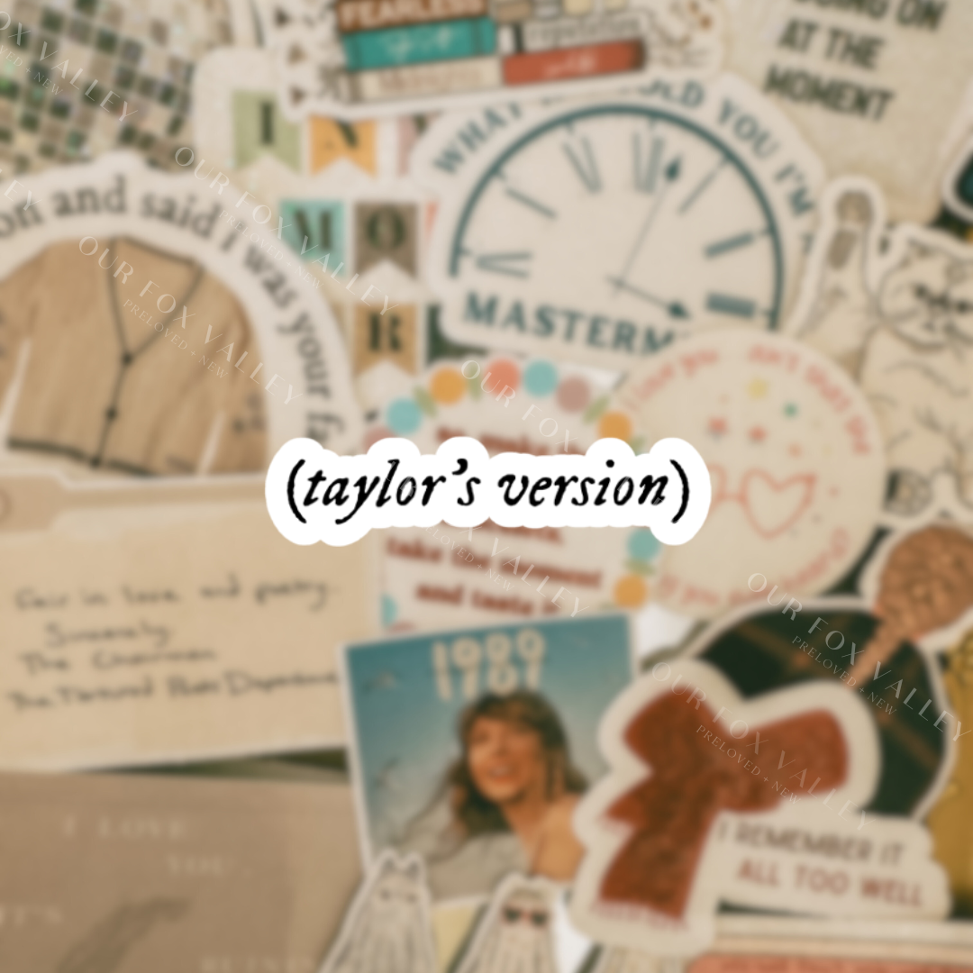Taylor's Version - Water Resistant Sticker