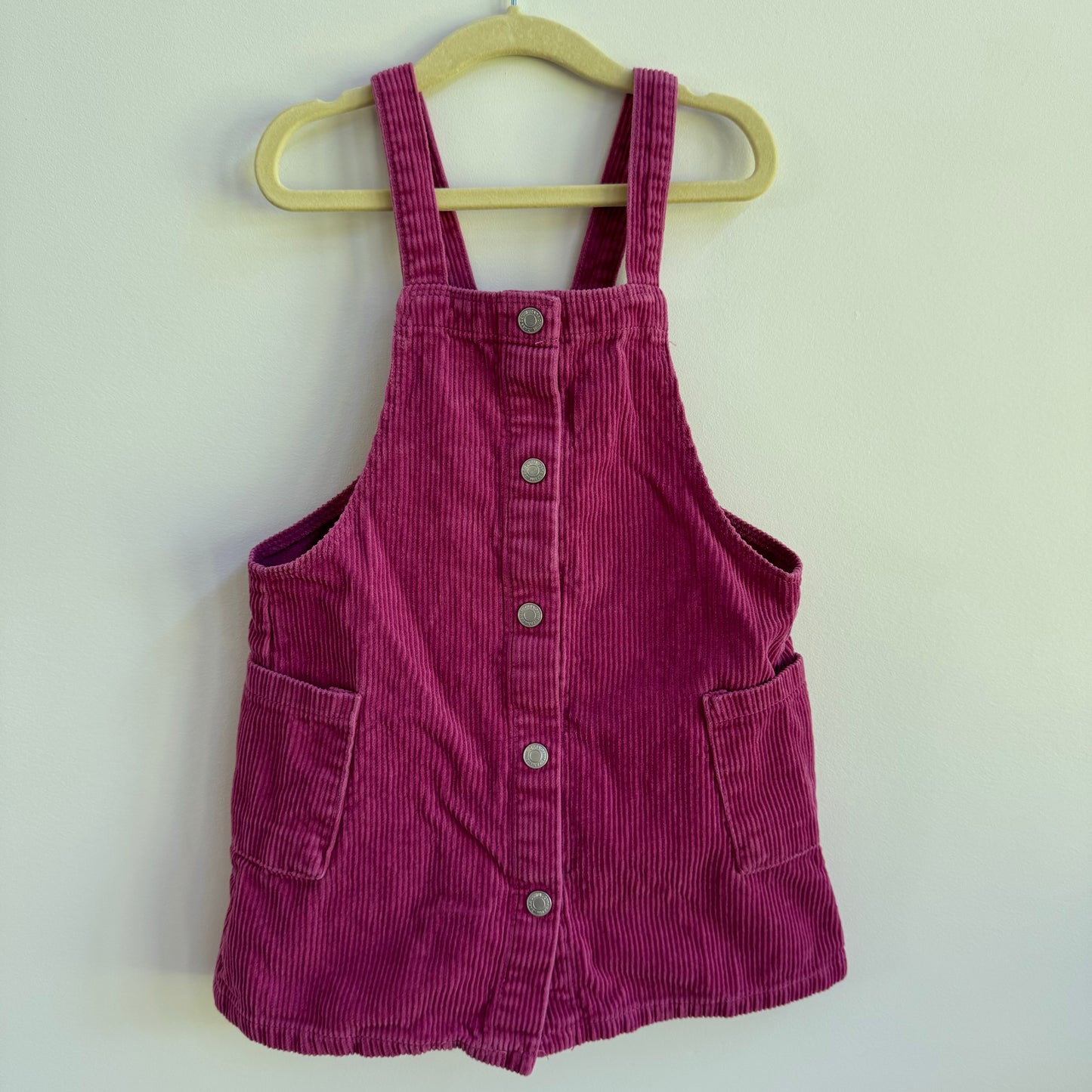 Zara Corduroy Overall Pocket Dress (4-5yr)