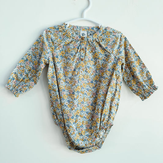Oshkosh Floral Print Long Sleeve Bodysuit (9m)