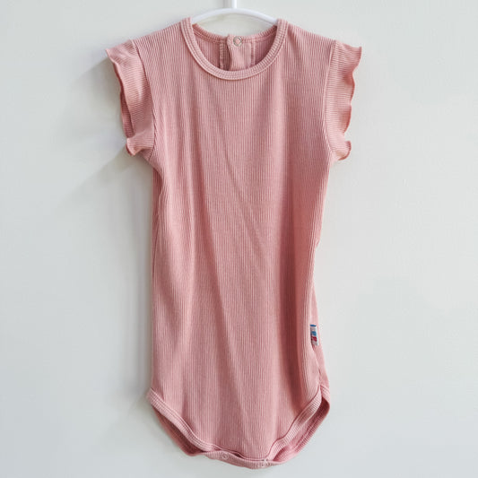 Short Sleeve Pink Bodysuit (18-24m)